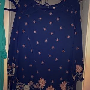 Xhilaration Navy top. Worn once.
